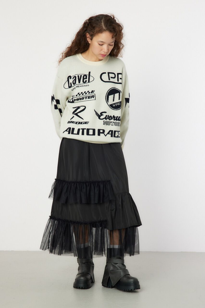 RODEO CROWNS「チュールフリルスカート」|スカート|