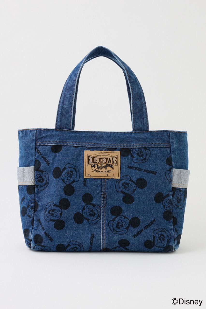 RODEO CROWNS「(ミッキー＆ミニー)デニムトートバッグ」|その他|BLU