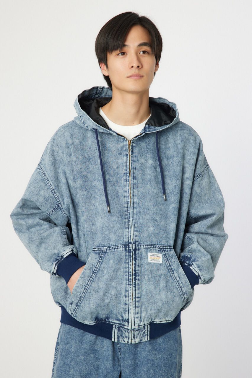 RODEO CROWNS「アクティブフーディージャケット」|ブルゾン・スタジャン|BLU