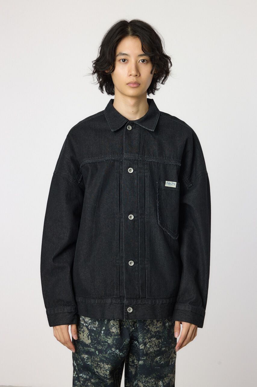RODEO CROWNS「フリンジワイドデニムジャケット」|デニムジャケット|