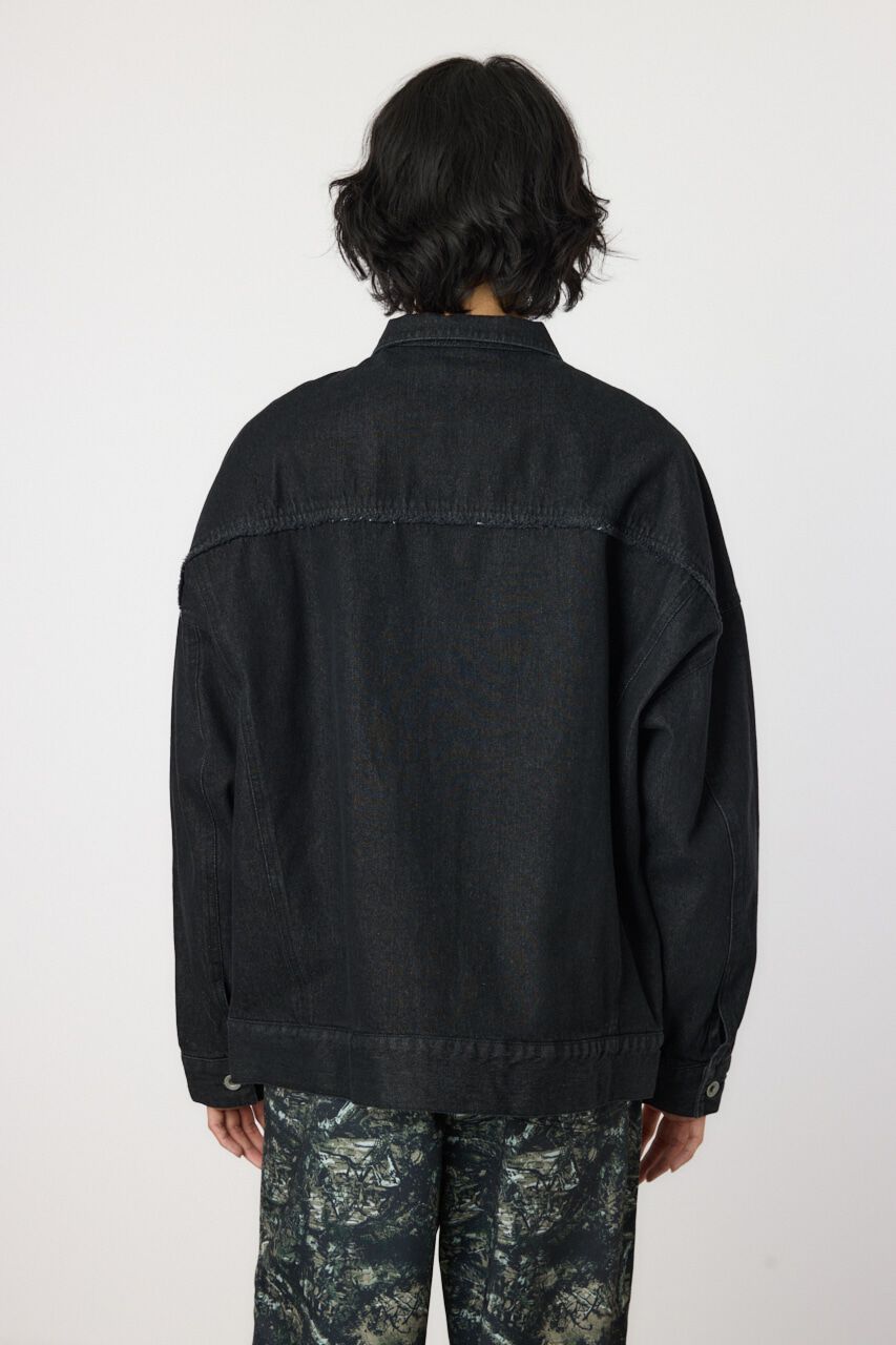 RODEO CROWNS「フリンジワイドデニムジャケット」|デニムジャケット|