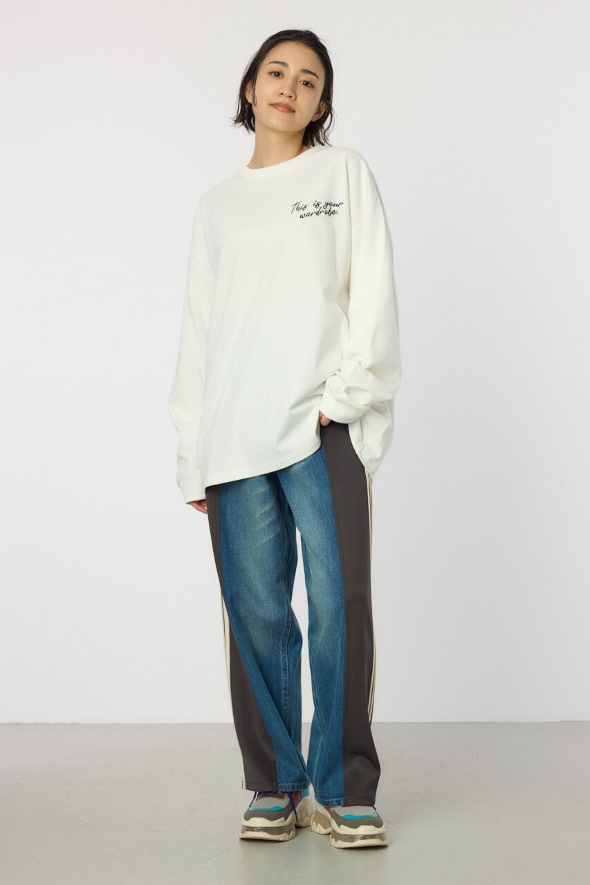 RODEO CROWNS「BACK SKETCH LOGO ロングTシャツ」|Tシャツ・カットソー|