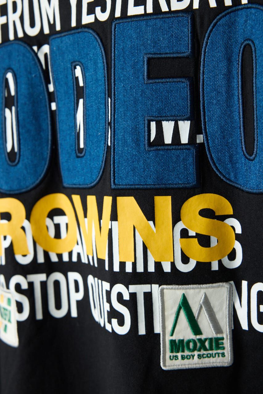 RODEO CROWNS「メンズOverlap デニムアップリケTシャツ」|Tシャツ・カットソー|