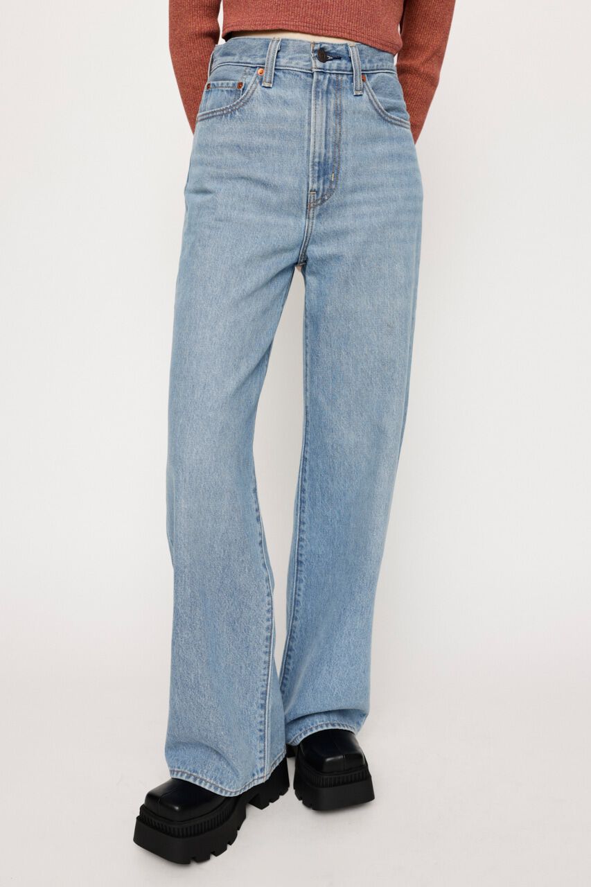 SLY「LEVI&rsquo;S別注 RIBCAGE WIDE LEG」|デニム|