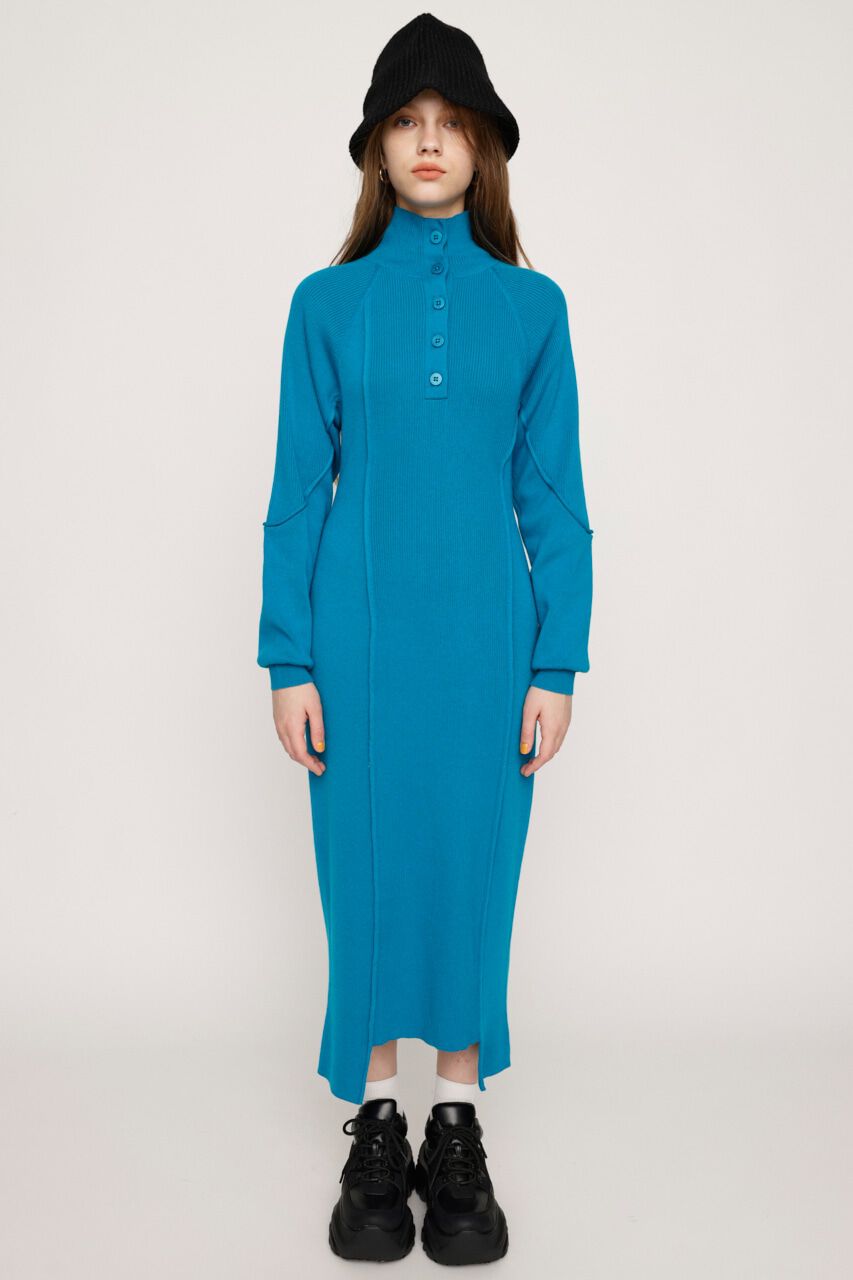 SLY「ASYMMETRY HEM RIB ロングワンピース」|ワンピース|
