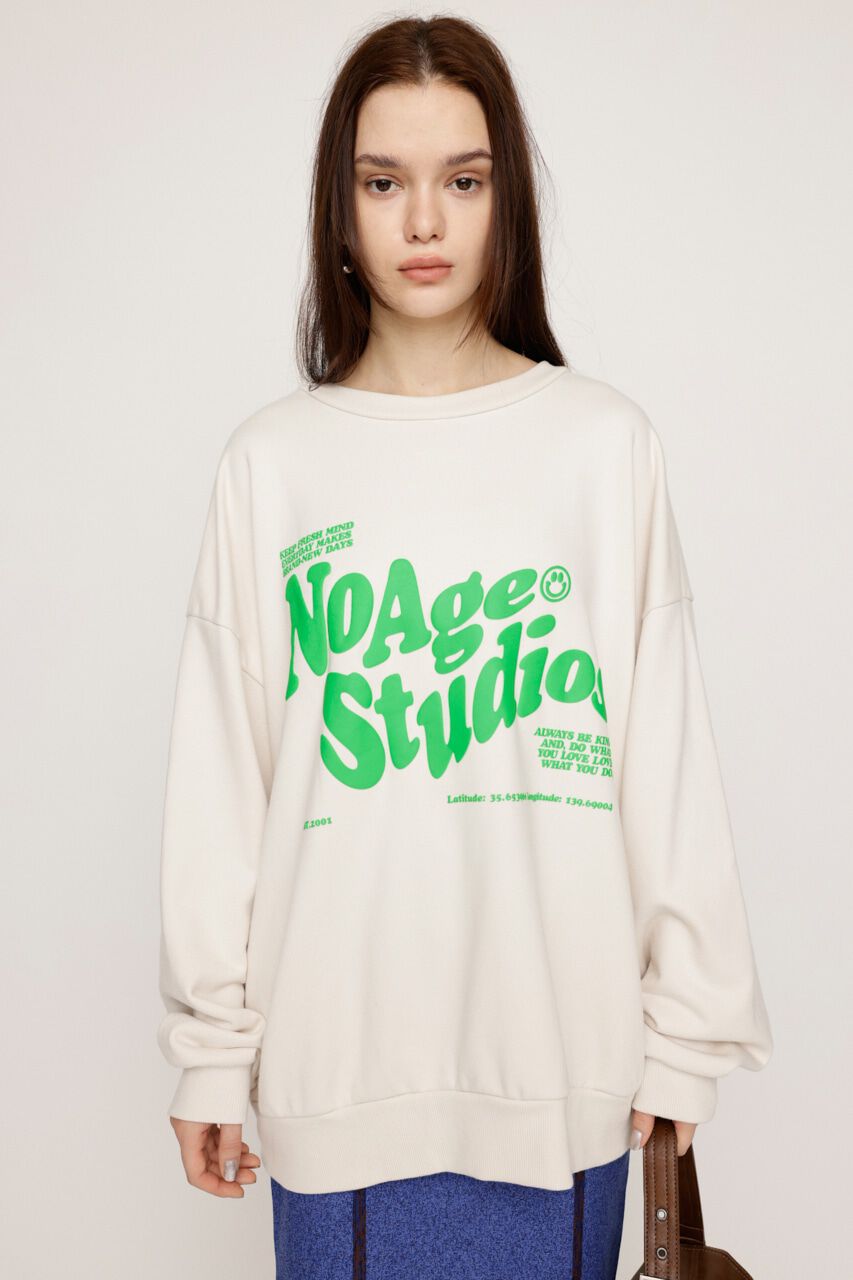 SLY「W FRONT LOGO ZIP UP スウェット」|Tシャツ・カットソー|O/WHT1