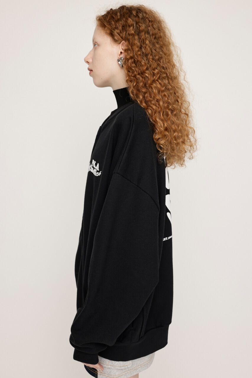 SLY「W FRONT LOGO ZIP UP スウェット」|Tシャツ・カットソー|