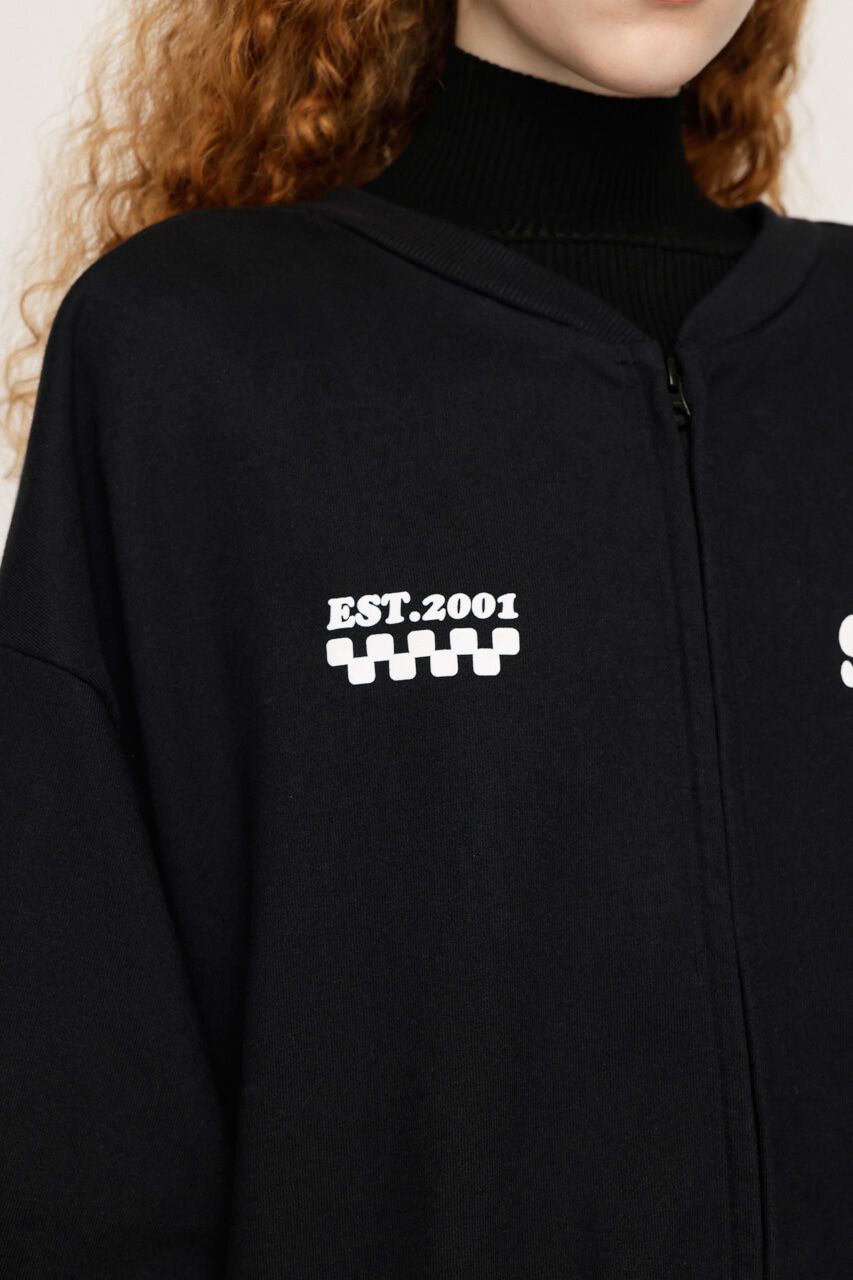 SLY「W FRONT LOGO ZIP UP スウェット」|Tシャツ・カットソー|