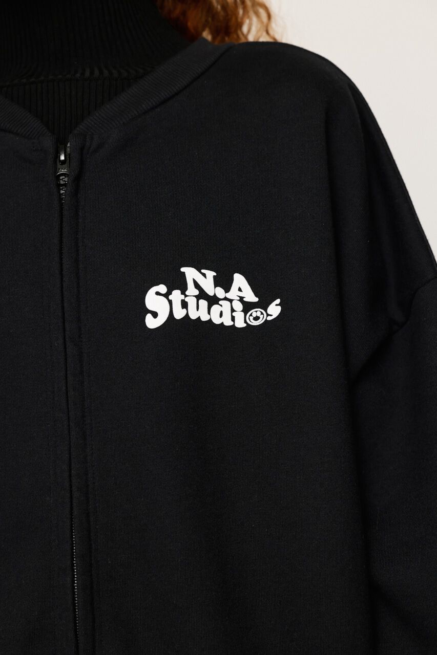 SLY「W FRONT LOGO ZIP UP スウェット」|Tシャツ・カットソー|