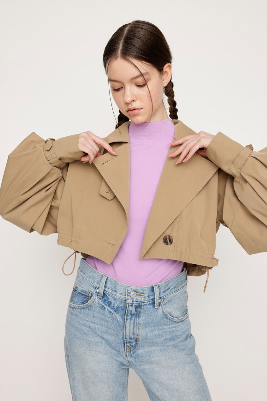 SLY「CROP VOLUME TRENCH ジャケット」|その他|
