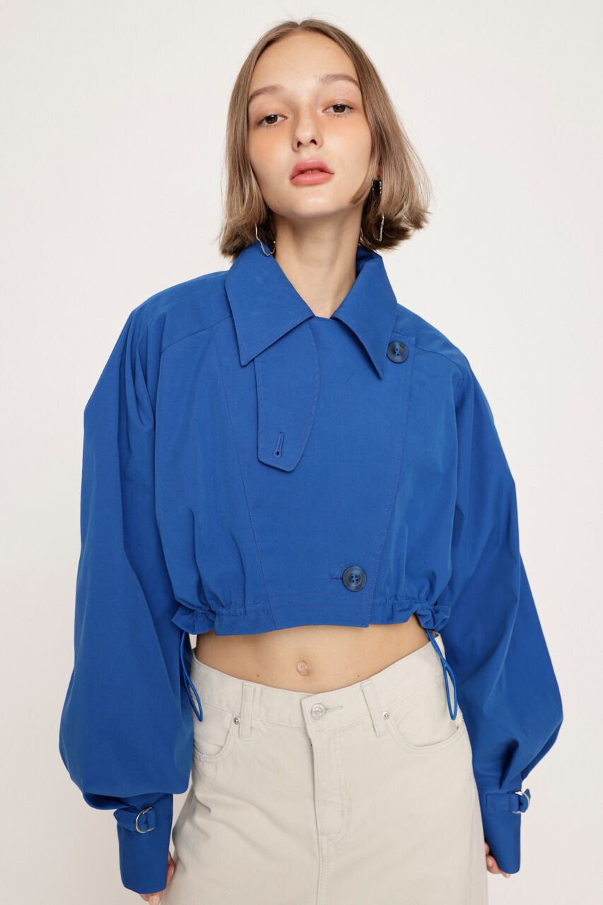 SLY「CROP VOLUME TRENCH ジャケット」|その他|BLU