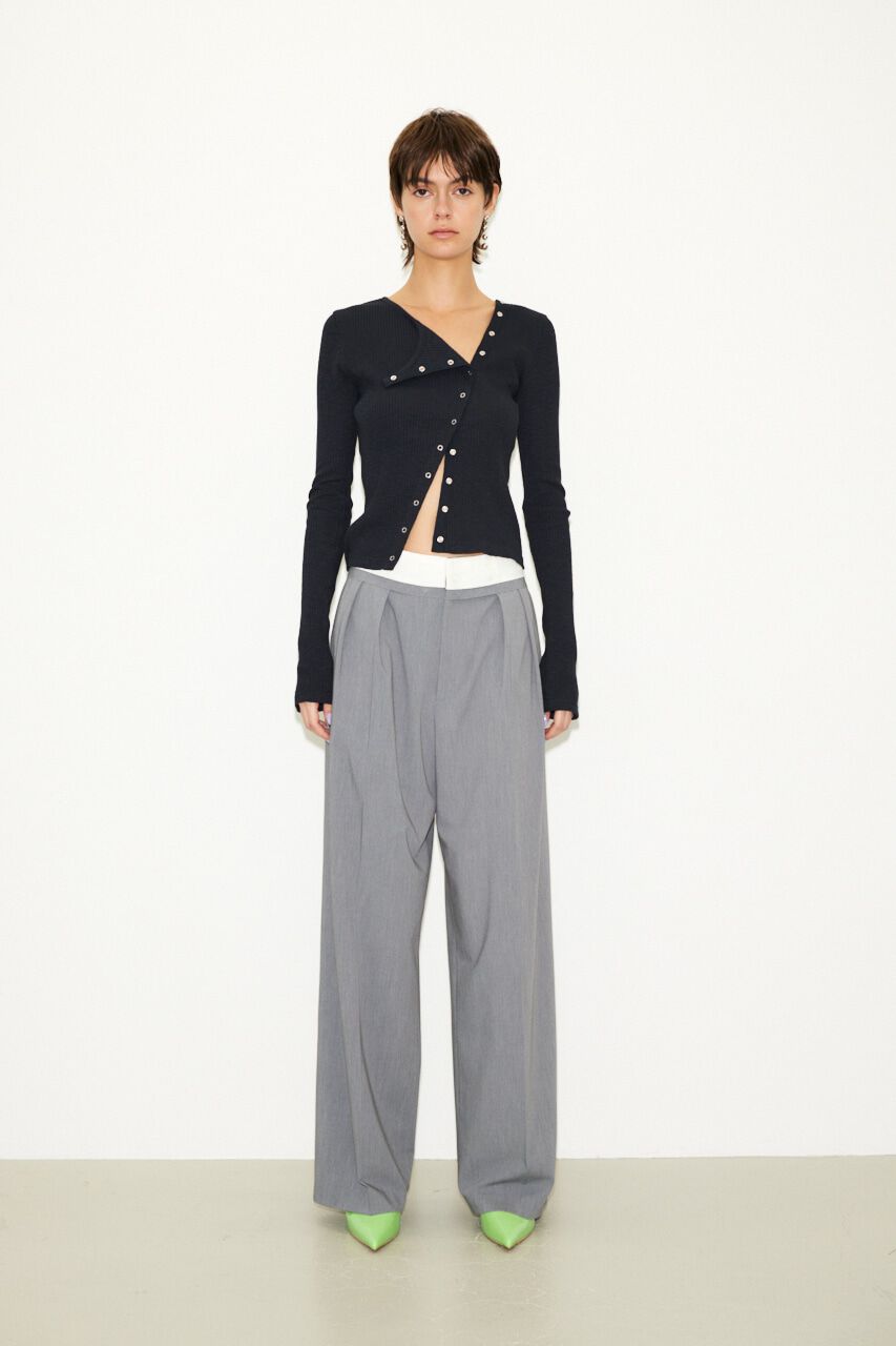 SLY「WAIST FOLD MANISH トラウザー」|その他|T.GRY