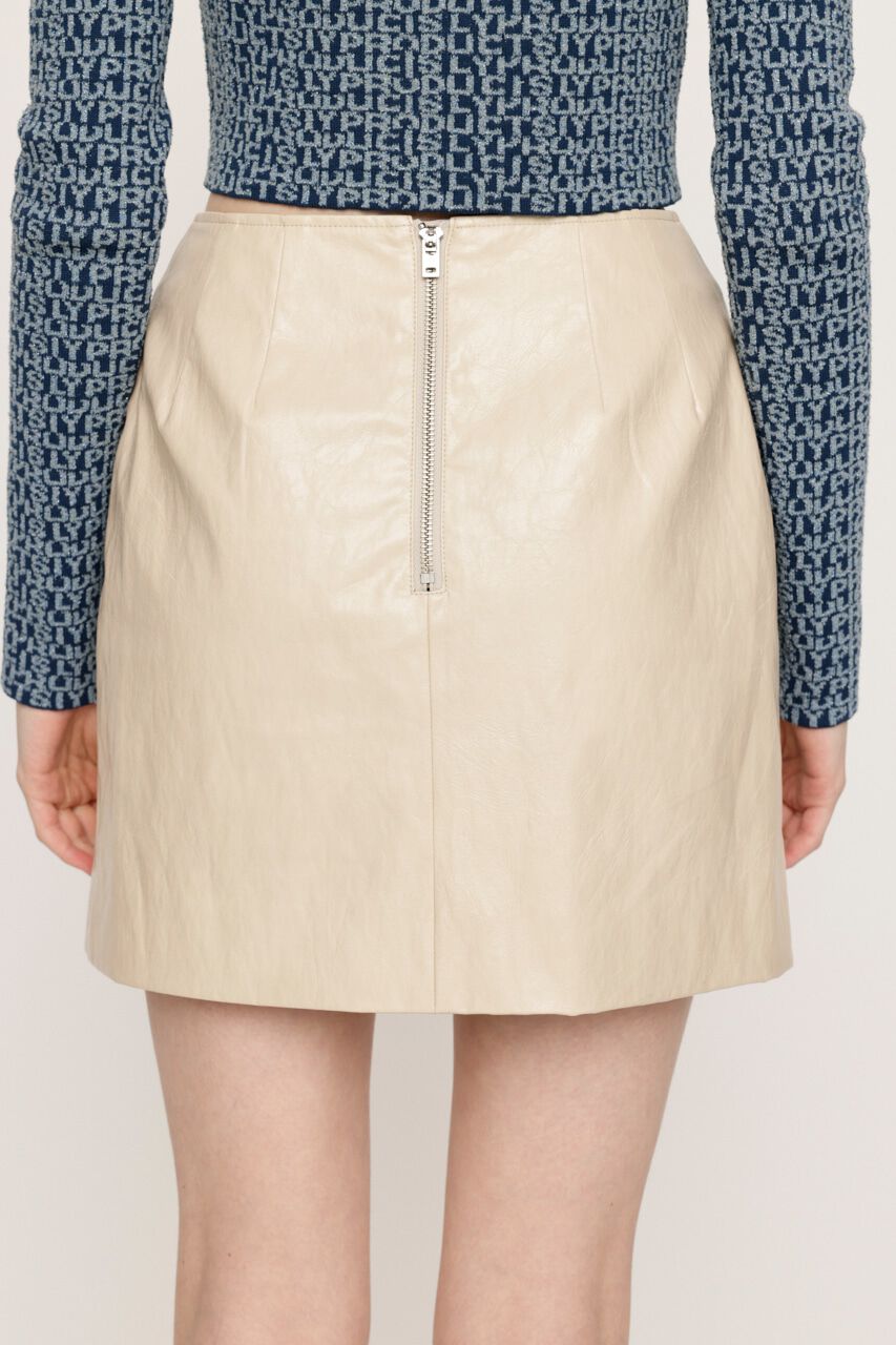 SLY「F／LEATHER TIGHT ショートスカート」|スカート|