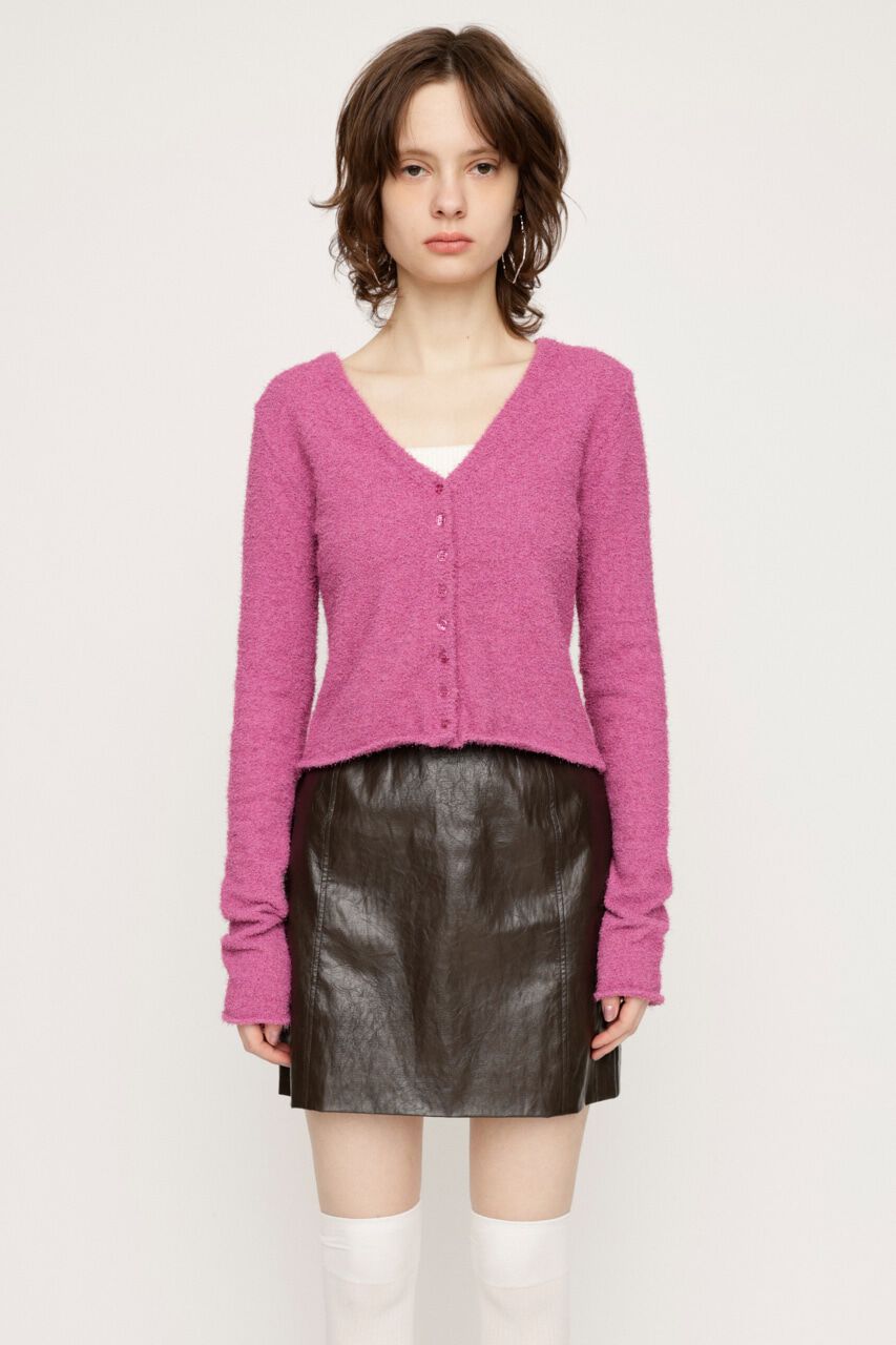 SLY「F／LEATHER TIGHT ショートスカート」|スカート|BRN