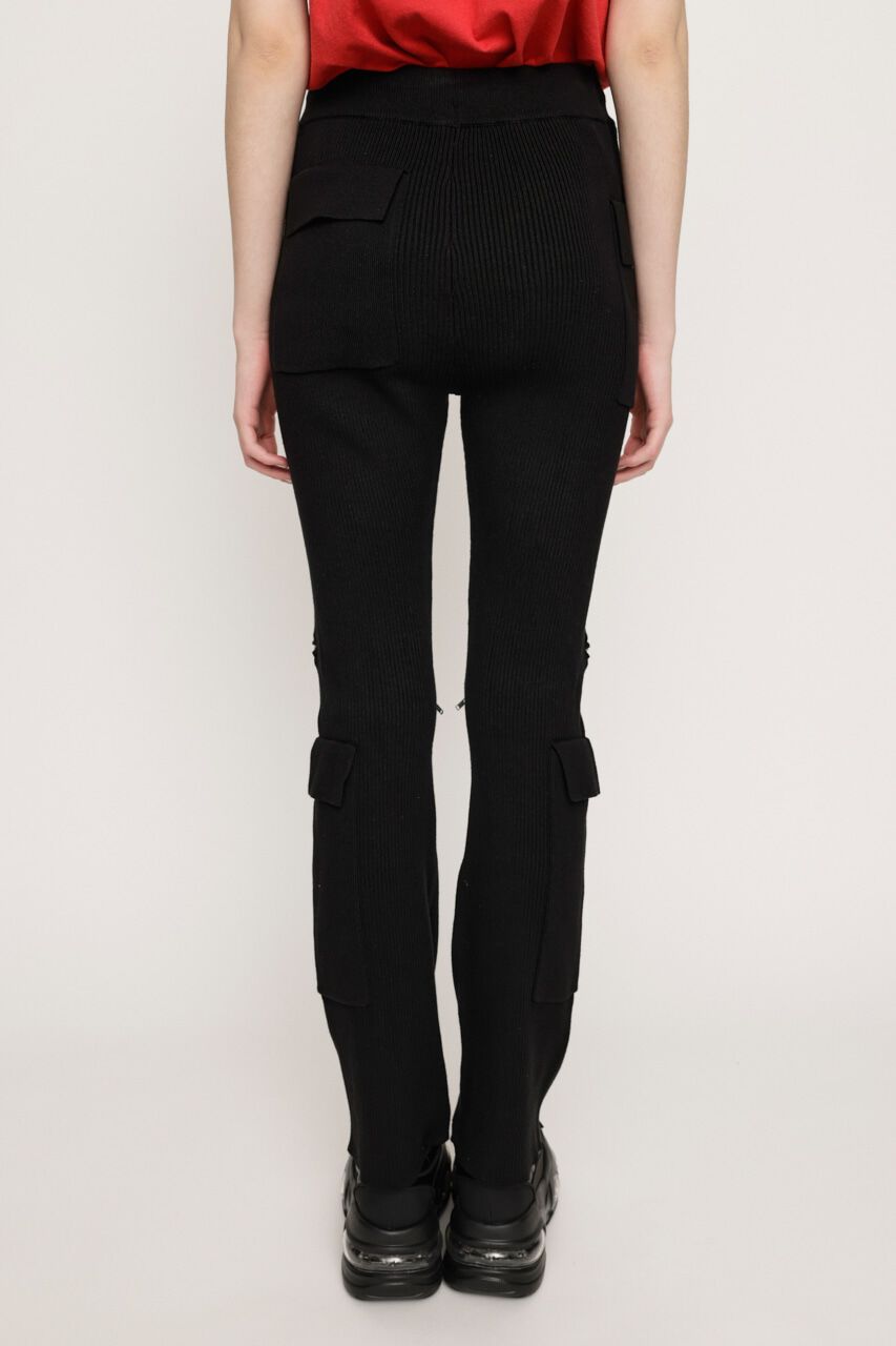 SLY「KNEE ZIP KNIT FLARE パンツ」|その他|