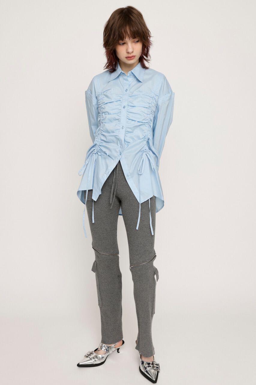 SLY「KNEE ZIP KNIT FLARE パンツ」|その他|