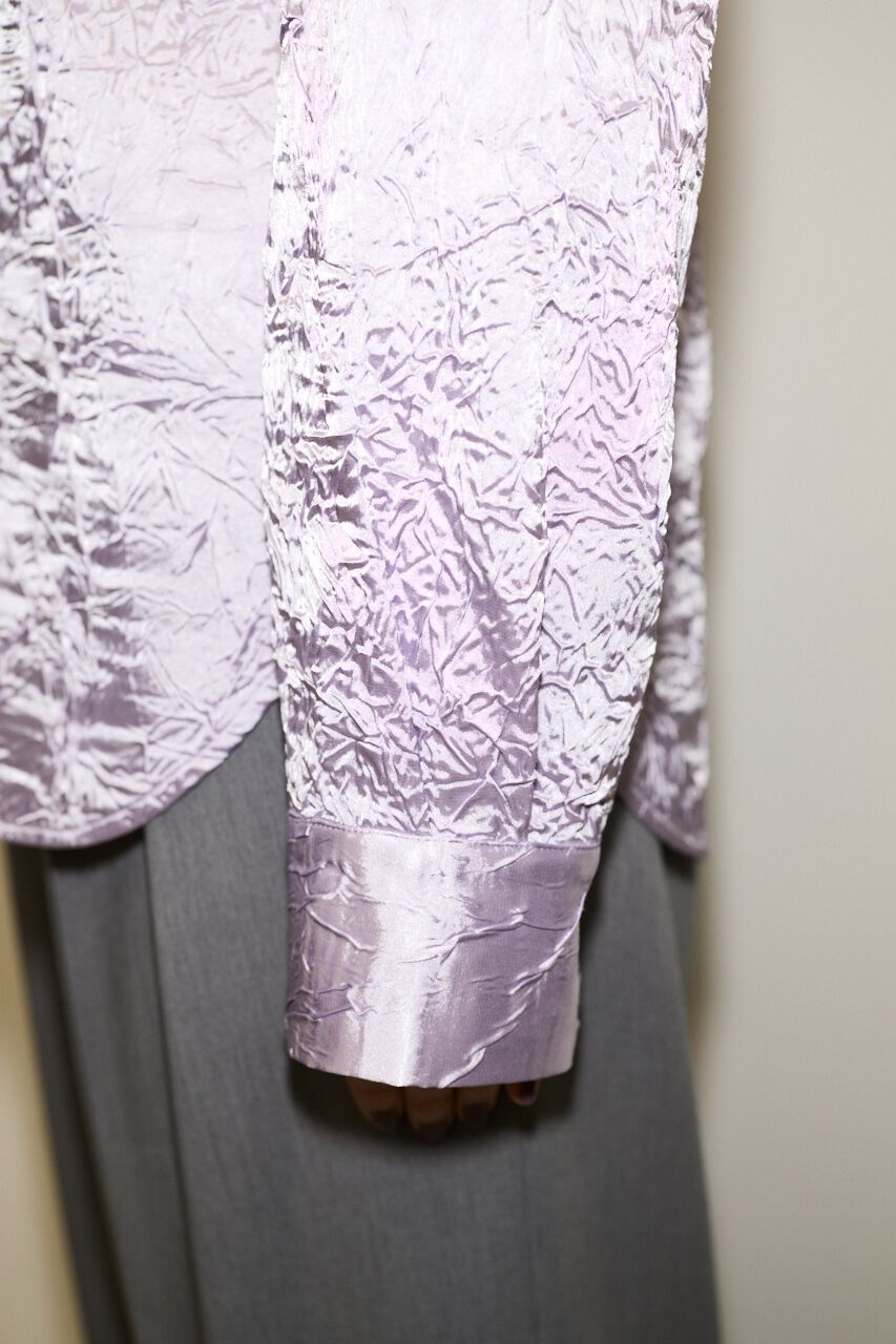 SLY「WRINKLE SATIN シャツ」|シャツ・ブラウス|