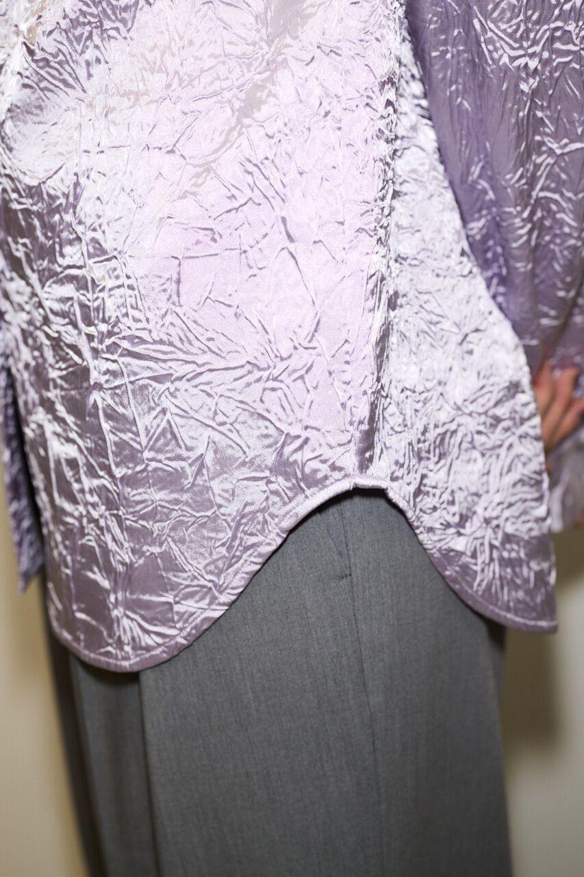 SLY「WRINKLE SATIN シャツ」|シャツ・ブラウス|