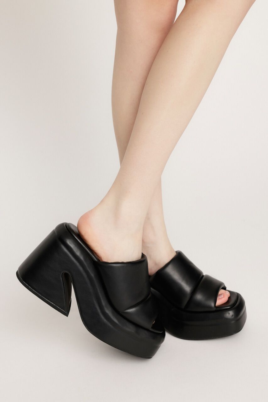 SLY「CHUNKY PUFFER サンダル」|サンダル|BLK