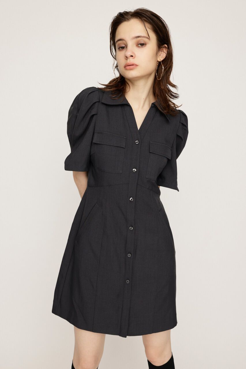 SLY「SKIPPER PUFF SH ワンピース」|ワンピース|D/GRY3