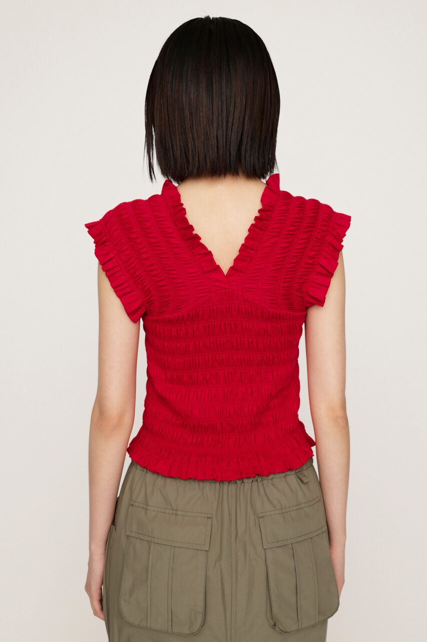 SLY「2WAY SHIRRING BUSTIER トップス」|タンクトップ|