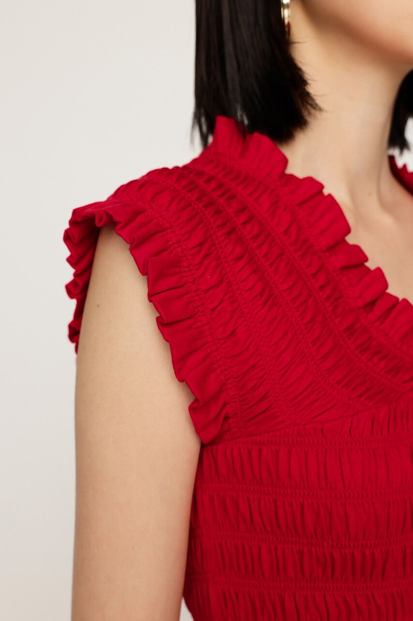 SLY「2WAY SHIRRING BUSTIER トップス」|タンクトップ|