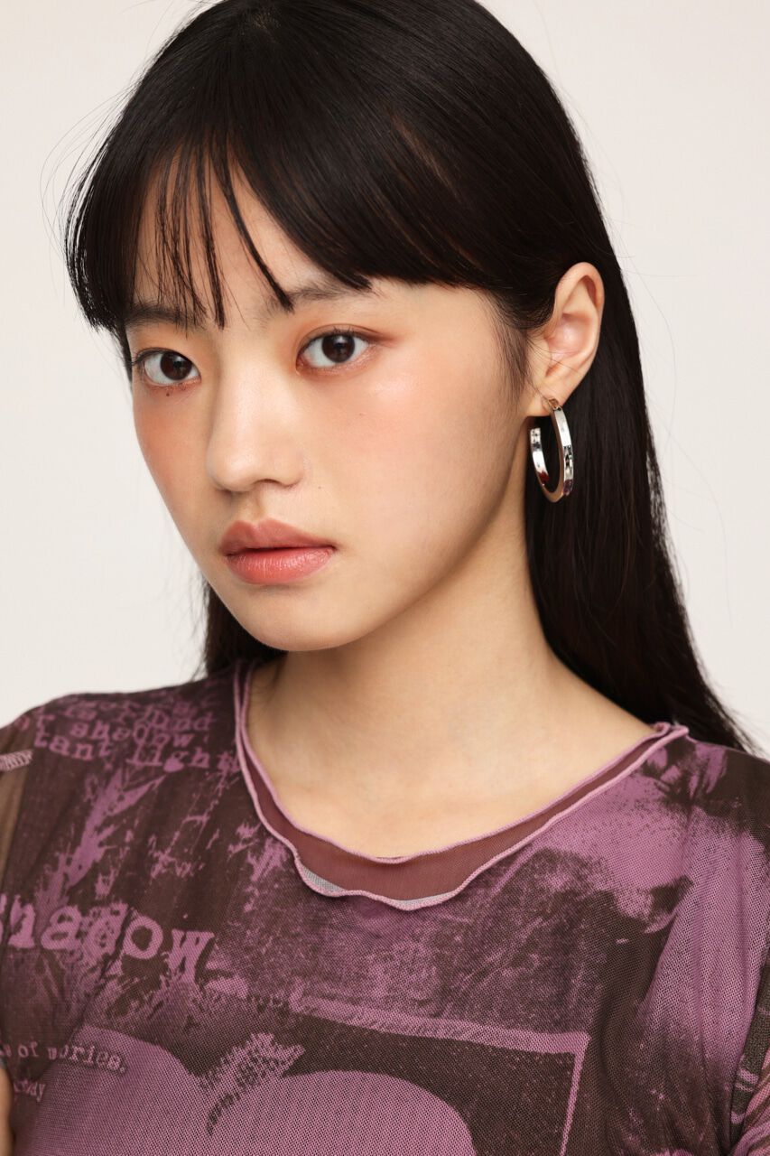 SLY「SQUARE HOOP ピアス」|ピアス|