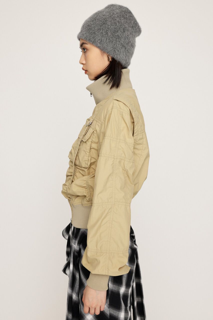 SLY「NYLON MILITARY ジャケット」|ブルゾン・スタジャン|