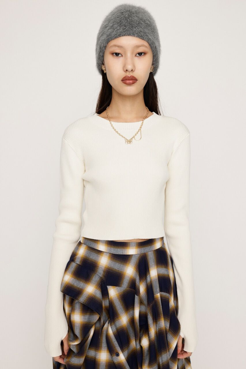 SLY「BASIC RIB トップス」|ニット・セーター|