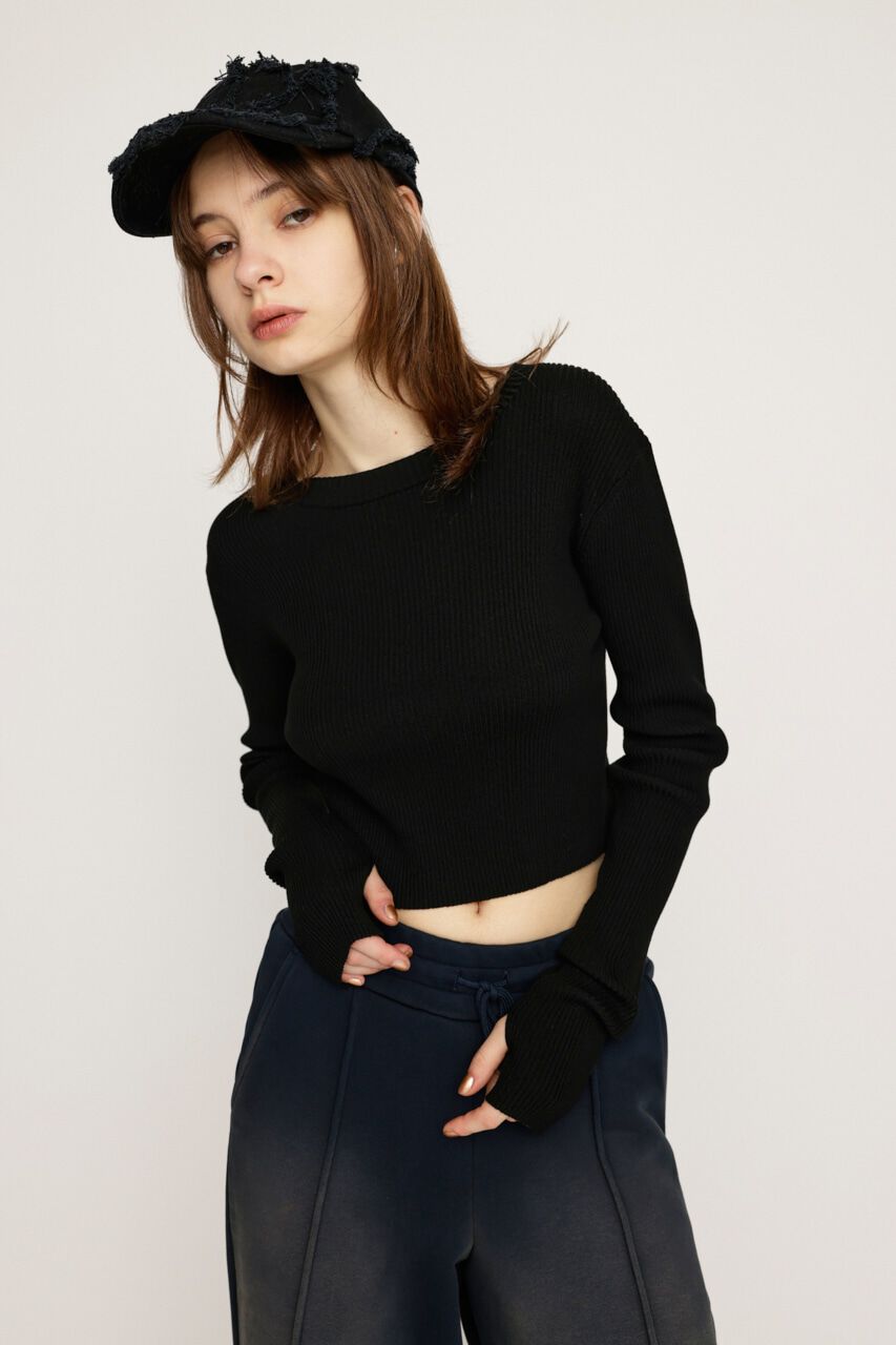 SLY「BASIC RIB トップス」|ニット・セーター|