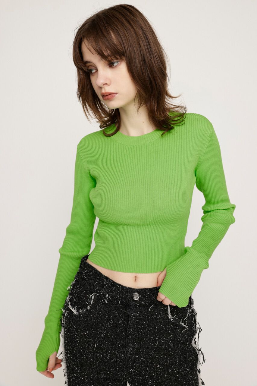 SLY「BASIC RIB トップス」|ニット・セーター|
