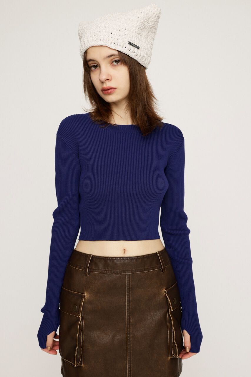 SLY「BASIC RIB トップス」|ニット・セーター|