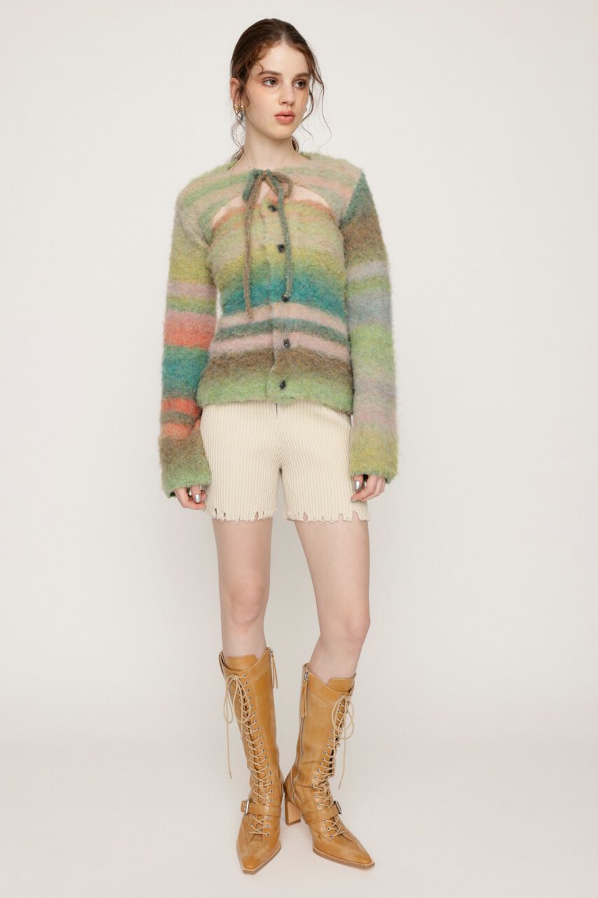 SLY「CRUSH RIB ショートパンツ」|その他|O/WHT1