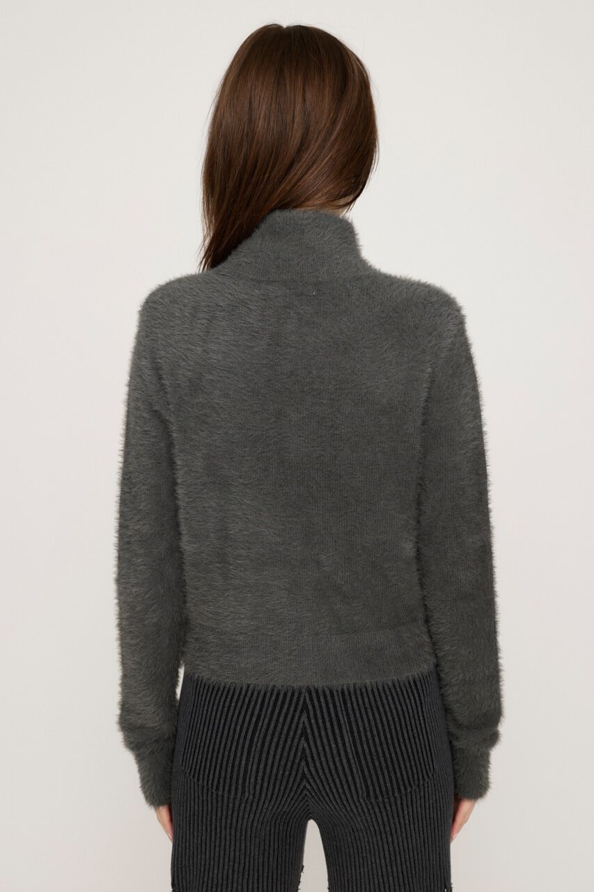 SLY「ZIP UP JQ LOGO トップス」|ニット・セーター|