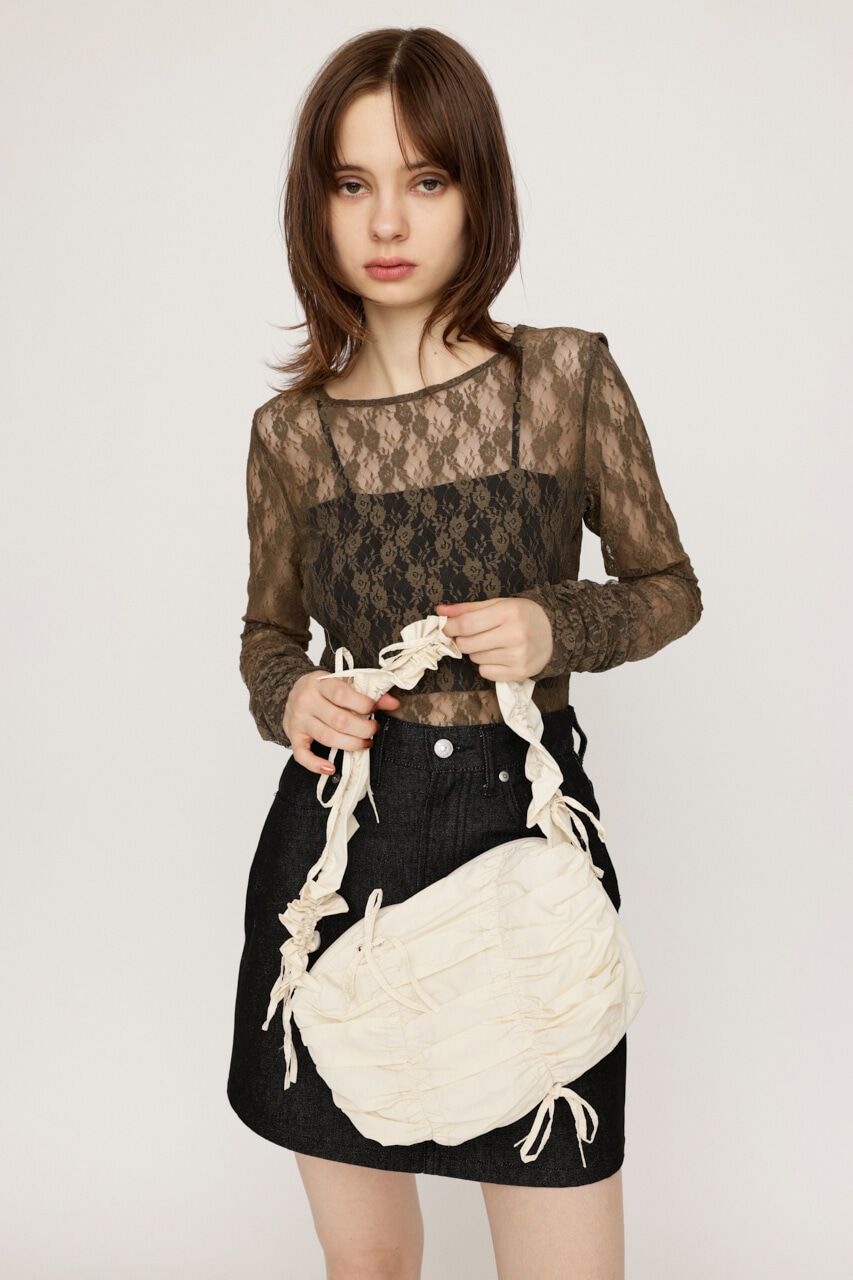 SLY「SHIRRING RIBBON NYLON バッグ」|その他|