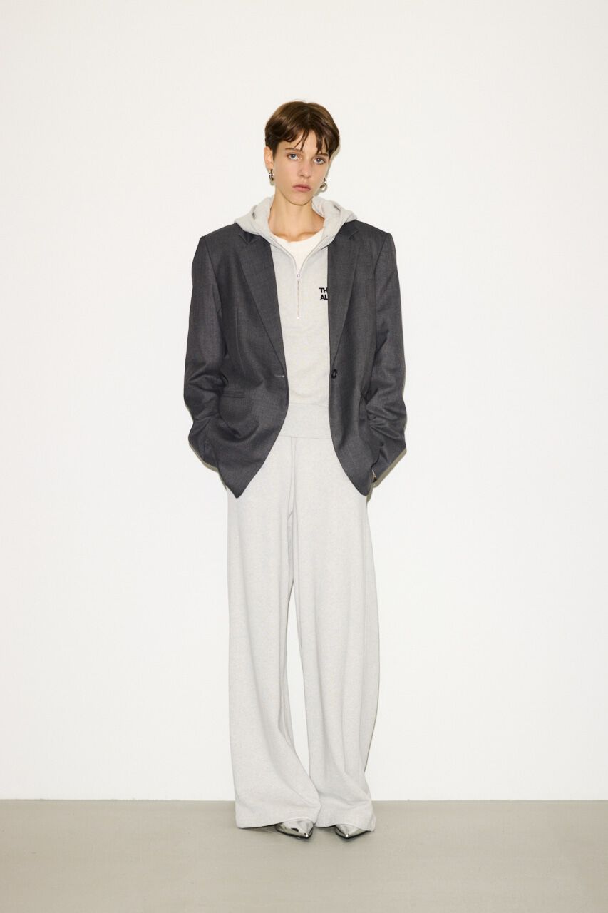 SLY「HALF ZIP COTTON SW HOODIE」|パーカー|