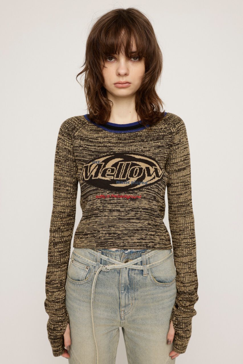SLY「MELANGE LOGO JQ トップス」|ニット・セーター|