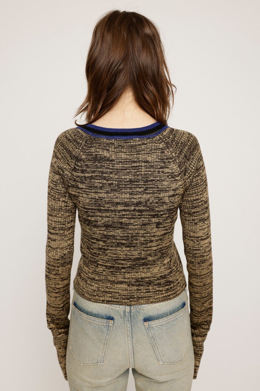 SLY「MELANGE LOGO JQ トップス」|ニット・セーター|