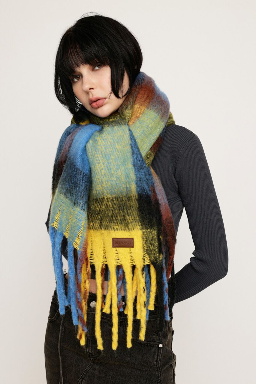 SLY「SHAGGY CHECK マフラー」|その他|