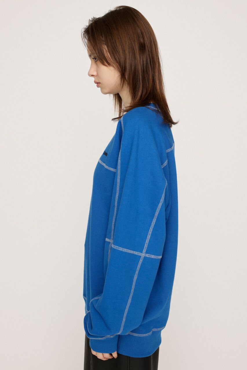 SLY「BI COLOR STITCH SW トップス」|Tシャツ・カットソー|