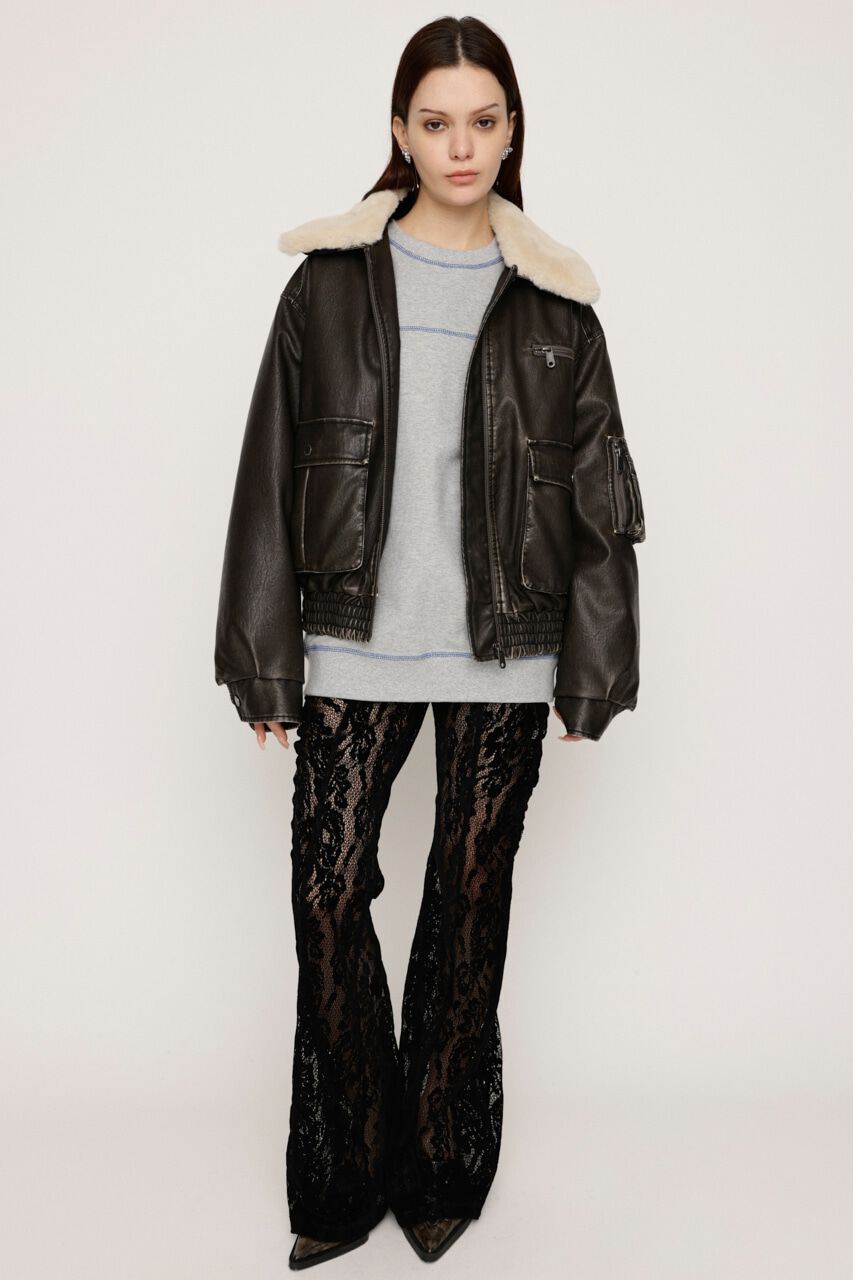 SLY「BI COLOR STITCH SW トップス」|Tシャツ・カットソー|