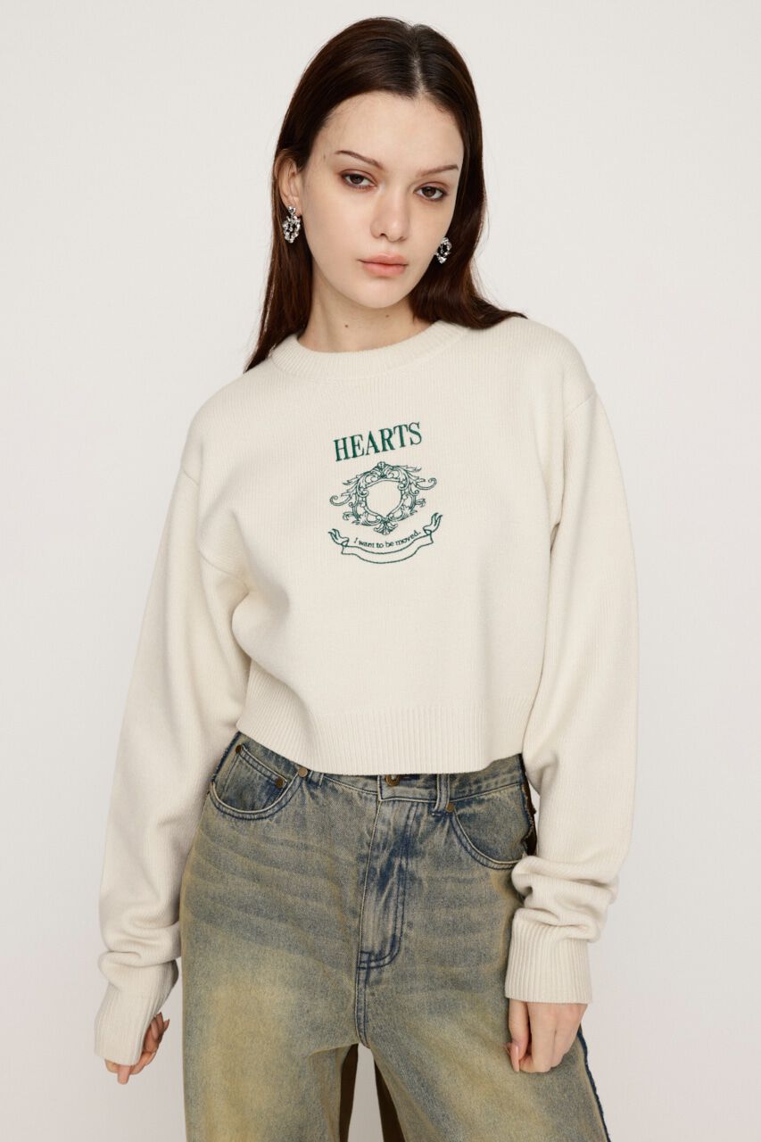 SLY「MOTIF LOGO KNIT トップス」|ニット・セーター|