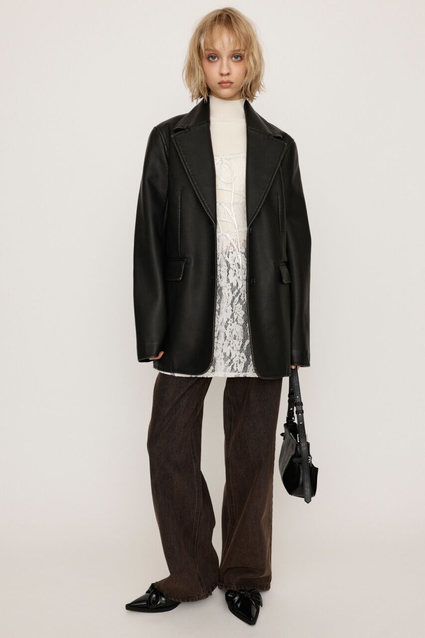 SLY「CUT OFF STRAIGHT パンツ」|デニム|