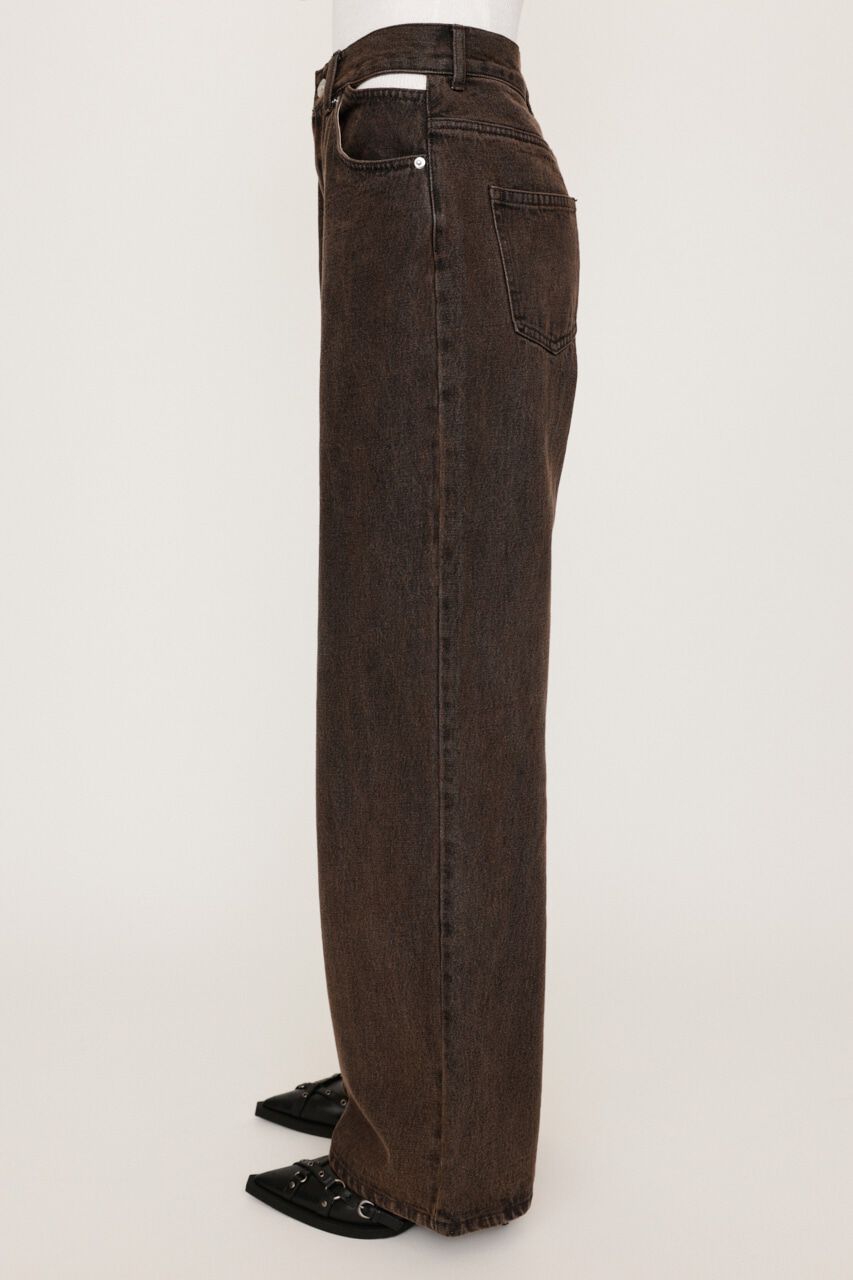 SLY「CUT OFF STRAIGHT パンツ」|デニム|