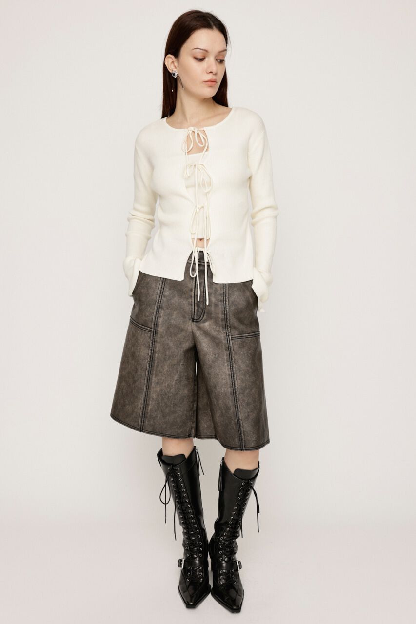 SLY「VINTAGE F／LEATHER パンツ」|その他|