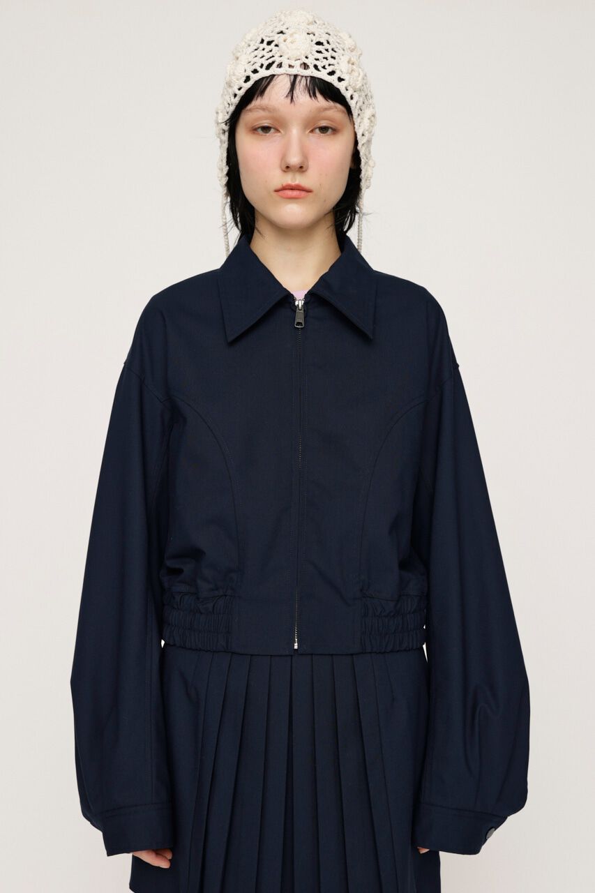 SLY「FRONT ZIP CROP ブルゾン」|ブルゾン・スタジャン|