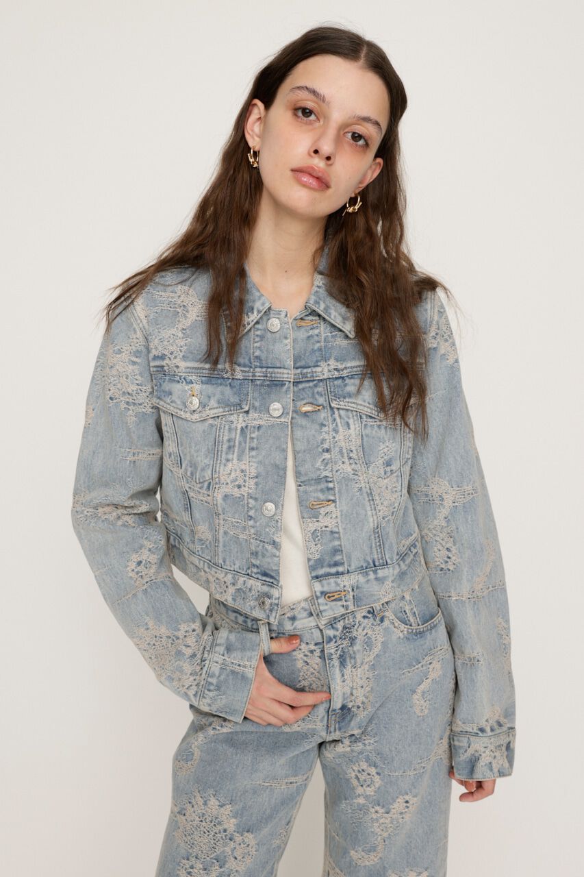 SLY「JQ DENIM SHORT ジャケット」|デニムジャケット|