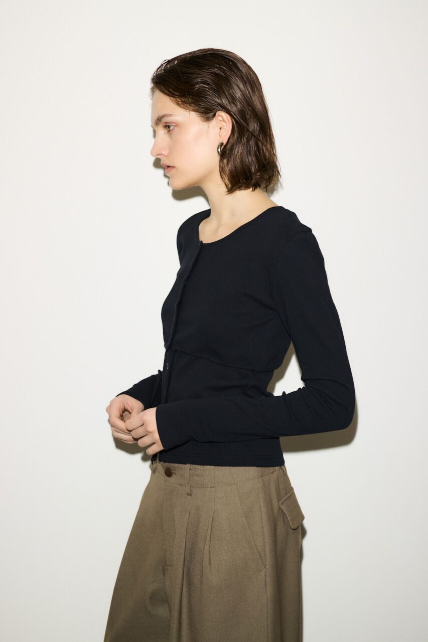 SLY「2P BUTTON L／S カーディガン」|カーディガン|