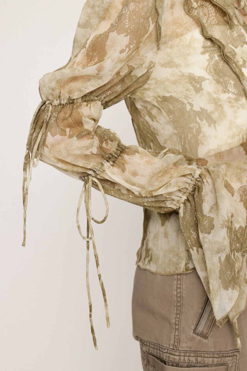 SLY「BLEEDING SHEER DUMPLING ブラウス」|シャツ・ブラウス|