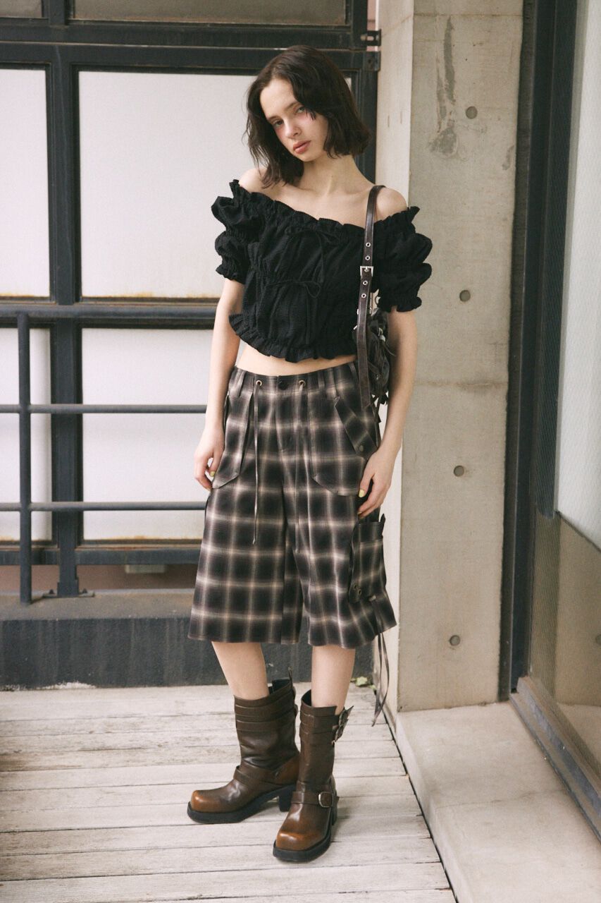 SLY「GATHER RIBBON ブラウス」|シャツ・ブラウス|